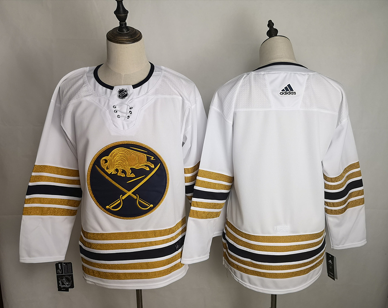 Men's Buffalo Sabres White Blank Jersey